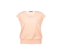 zero Damen Plissee-Shirt mit V-Ausschnitt 34, Rose Cloud