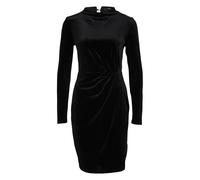 zero Damen Samtkleid mit hohem Kragen Black Beauty,36