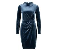 zero Damen Samtkleid mit Raffungen 36, 8599