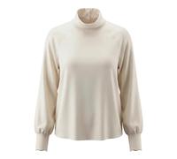 zero Damen Satin-Bluse mit Kragen