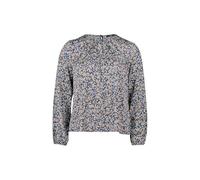 zero Damen Satinbluse mit Paisleyprint 34, Dark BlueCream
