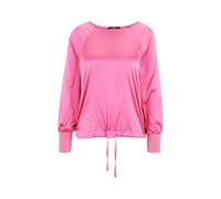 Zero Damen Satinbluse mit Strickbündchen Raspberry Velvet Größe 40