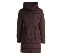 zero Damen Steppmantel mit Knopfleiste 34, Chocolate Plum