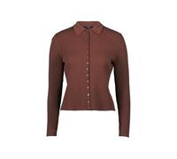 zero Damen Strickjacke mit Knopfleiste 38, Cappuccino