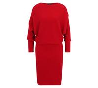 zero Damen Strickkleid gerippt mit U-Boot Ausschnitt 42, Savvy Red