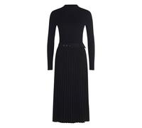 Strickkleid ZERO "Damen Strickkleid mit Faltenrock", Damen, Gr. 36, Normalgrößen, schwarz beauty, Strick, Obermaterial: 75% Viskose, 25% Polyamid. Ärmelfutter: ohne Futter., unifarben, Casual, figurbe