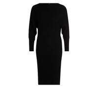 Strickkleid ZERO "zero Damen Strickkleid mit U-Boot Ausschnitt", Damen, Gr. 36, Normalgrößen, schwarz (schwarz beauty), Strick, Obermaterial: 50% Viskose, 27% Polyamid, 23% Polyester. Ärmelfutter: ohn