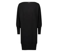 Strickkleid ZERO "Damen strukturiert U-Boot Ausschnitt", Damen, Gr. 36, Normalgrößen, schwarz beauty, Strick, Obermaterial: 50% Viskose, 30% Polyester, 20% Polyamid, Strukturmuster, figurbetont kurz,