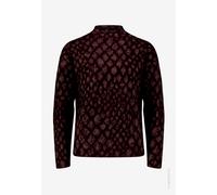 Zero - Damen Strickpullover mit Animalprint Black/Brown - Gr. - 40