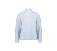 Strickpullover ZERO "Damen mit Stehkragen", Damen, Gr. 38, light blau melange, Strick, Obermaterial: 58% Polyester, 30% Polyacryl, 10% Wolle, 2% Elasthan, unifarben, lässig geschnitten lang, eng, Pull