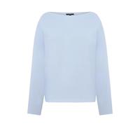 Strickpullover ZERO "Damen mit U-Bootausschnitt", Damen, Gr. 34, soft chambray, Strick, Obermaterial: 50% Viskose, 20% Polyamid, 30% Polyester. Füllung:, Strukturmuster, figurumspielend normal, U-Boot