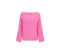 Strickpullover ZERO "Damen mit U-Bootausschnitt", Damen, Gr. 42, raspberry velvet, Strick, Obermaterial: 50% Viskose, 30% Polyester, 20% Polyamid, Strukturmuster, figurumspielend normal, U-Boot-Aussch