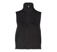 Strickjacke ZERO "zero Damen Strickweste mit Reißverschluss", Damen, Gr. 38, schwarz (schwarz beauty), Strick, Obermaterial: 40% Polyamid, 36% Baumwolle, 24% Polyacryl. Ärmelfutter: ohne Futter., aufg