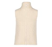 zero Damen Strickweste mit Reißverschluss 44, PastelCream