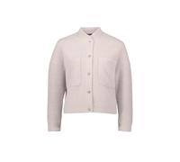 Jackenblazer ZERO "Damen Sweatblazer strukturiert mit Knopfleiste", Damen, Gr. 40, creamcamel, Sweatware, Obermaterial: 70% Polyester, 30% Polyamid. Ärmelfutter: ohne Futter., Strukturmuster, figurums