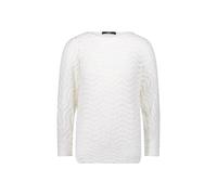Sweatshirt ZERO "Damen mit Wellenmuster", Damen, Gr. 36, eggnog, Sweatware, Obermaterial: 90% Polyamid, 10% Elasthan; Besatz: 63% Polyacryl, 37% Polyamid; Futter: 63% Polyacryl, 37% Polyamid; Füllung:
