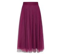 zero Damen Tüllrock mit elastischem Bund 36, Magenta Purple