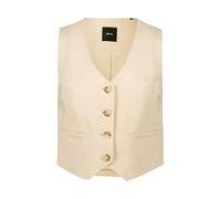 zero Damen Weste mit Knopfleiste 38, French Oak