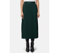 Maxirock ZERO "Damen Faltenrock mit elastischem Bund", Damen, Gr. 38, grün (grün forest), Crêpe, Obermaterial: 100% Polyester (Recycled). Besatz: 63% Polyacryl, 37% Polyamid. Futter: 63% Polyacryl, 37