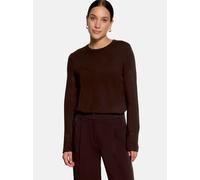 zero Feinstrickpullover Damen Viskose braun, 42