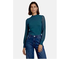 zero Feinstrickpullover Damen Viskose grün, 44
