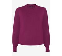 zero - Feinstrickpullover mit Puffärmeln magenta purple - Gr. - 42