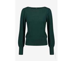 zero - Feinstrickpullover mit U-Boot Ausschnitt Green Forest - Gr. - 42