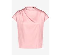 Satinbluse ZERO "Damen mit Kragen", Damen, Gr. 40, bridal rose, Satin, Obermaterial: 96% Polyester, 4% Elasthan, glänzend, figurbetont normal, eng, Blusen (61809323-40) bridal rose