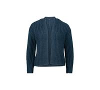 Strickjacke ZERO "Damen Grobstrickjacke offener Style", Damen, Gr. S, teal ocean, Strick, Obermaterial: 55% Polyacryl, 30% Polyester (Recycled), 8% Polyamid, 7% Wolle. Ärmelfutter: ohne Futter., unifa