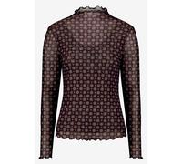 Zero - Halbarm-Shirt mit Muster Brown/Blue - Gr. - 36