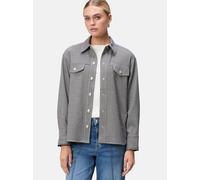 Hemdbluse ZERO "Damen mit Hahnentrittmuster", Damen, Gr. 34, beigebraun, Web, Obermaterial: 64% Polyester, 34% Viskose, 2% Elasthan, bedruckt, figurumspielend normal, weit 1-Knopf-Manschette, Blusen H