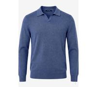 zero - Herren Strickpullover mit Hemdkragen - Gr. - M