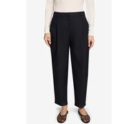Stoffhose ZERO "Damen mit Bügelfalte 30 Inch", Damen, Gr. 36, Normalgrößen, hydrangea, Twill, Obermaterial: 50% Polyester, 34% Polyester, 14% Viskose, 2% Elasthan, unifarben, figurbetont lang, Hosen S