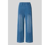 Zero Jeans im Used-Look mit Längsnähten in Jeansblau, Größe 42