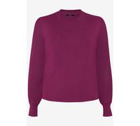 zero - Kurz geschnittener Strickpullover mit Ballonärmeln violet - Gr. - 40