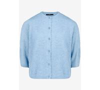 zero - Kurze Strickjacke blau - Gr. - 44