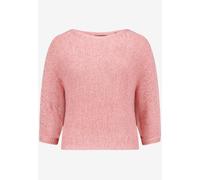 zero - Lockerer Strickpullover mit 3/4-Arm und U-Boot-Ausschnitt pink - Gr. - S
