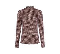 zero Mesh-Langarmshirt Damen schwarz, 44