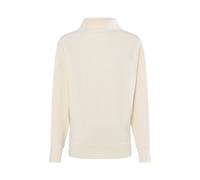 Strickpullover ZERO "zero Damen Pullover strukturiert mit Stehkragen", Damen, Gr. 36, gelb (eggnog), Strick, Obermaterial: 50% Viskose, 30% Polyester, 20% Polyamid. Ärmelfutter: ohne Futter., unifarbe