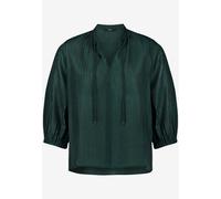 Schlupfbluse ZERO "Damen mit Struktur", Damen, Gr. 38, grün forest, Obermaterial: 67% Lyocell, 33% Polyamid, figurbetont normal, V-Ausschnitt, Blusen Schlupfbluse (73024063-38) grün forest