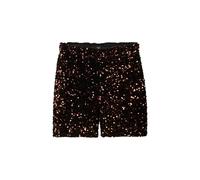 zero - Shorts mit Pailletten blackbrown - Gr. - 40
