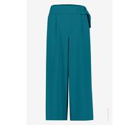 zero - Stoffhose 7/8 Länge mit Schnalle Deep Lagoon - Gr. - 36