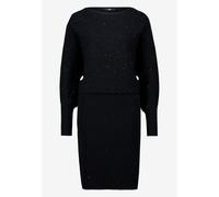 zero - Strickkleid mit Pailletten black beauty - Gr. - 36