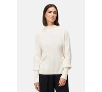 zero Damen Strickpullover mit Pailletten 42, CreamWhite