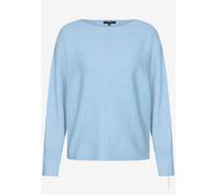 Zero - Strickpullover mit Fledermausärmeln Ashley Blue Melange - Gr. - M