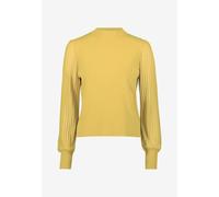 zero - Strickpullover mit transparenten Ärmeln oil yellow - Gr. - 40