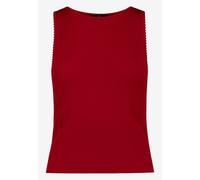 Zero - Stricktop mit U-Boot Ausschnitt candy red - Gr. - 38