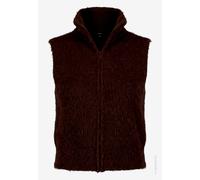 Strickjacke ZERO "Damen mit Reißverschluss", Damen, Gr. 36, braun (chocolate plum), Strick, Obermaterial: 40% Polyamid, 36% Baumwolle, 24% Polyacryl. Füllung:, aufgeraut, gerade normal, Strickjacken S