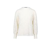 Zero Pullover mit Ballonärmeln in Ecru, Größe 34