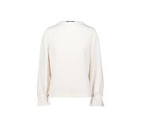 zero Sweatshirt Mit Glitzerknopf 40, Eggnog, Damen